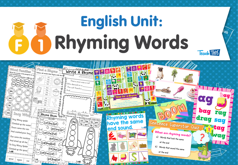 English Unit: Rhyming Words
