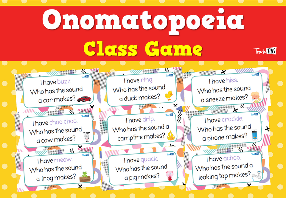 Onomatopoeia - Class Game