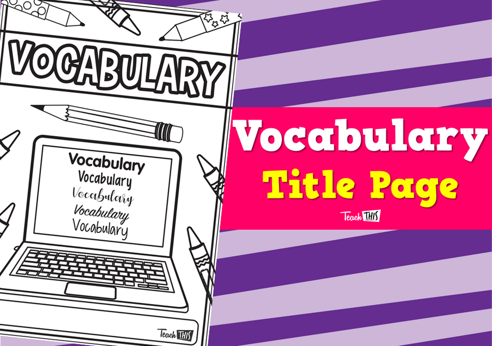 Title Page - Vocabulary