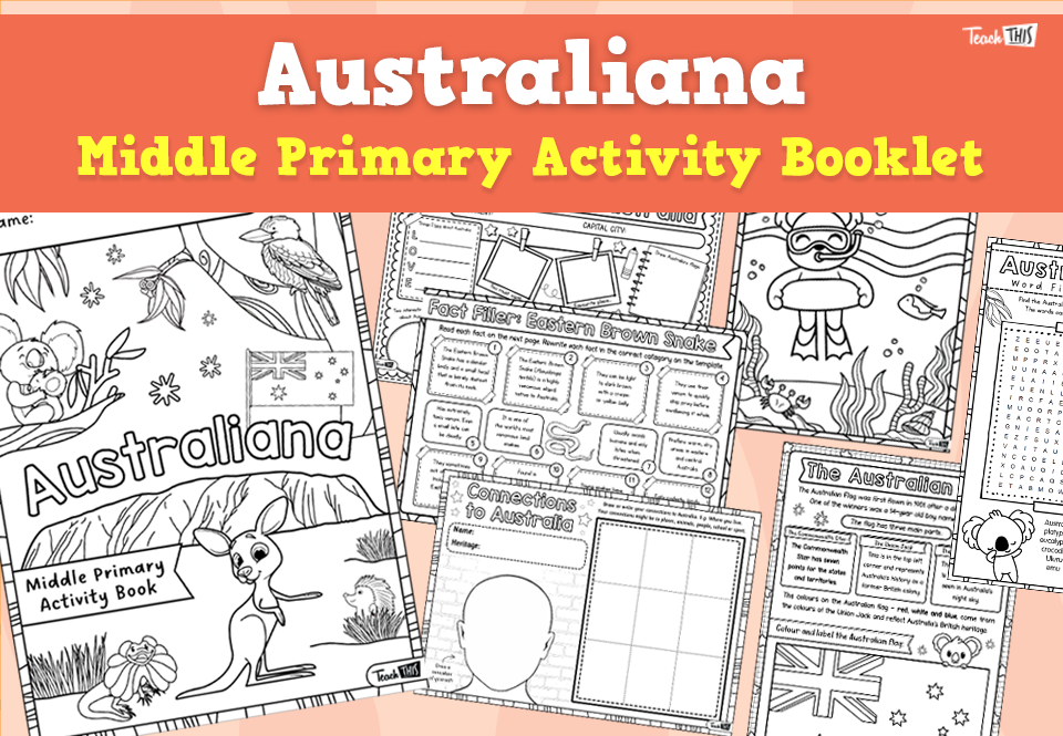 Australiana - Middle Primary Activity Booklet