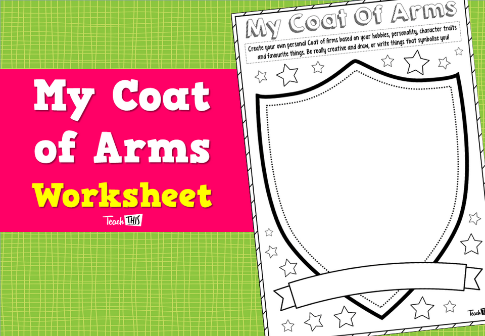 My Coat of Arms - Worksheet