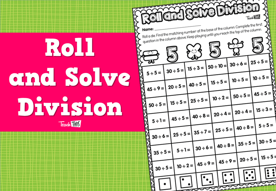 Roll and Solve Division