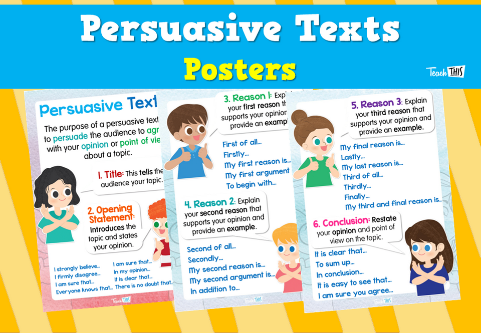 Persuasive Texts Posters