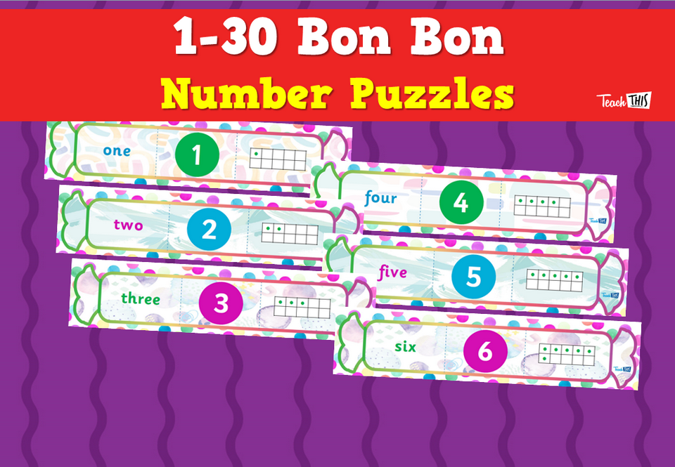 1-30 Bon Bon - Number Puzzles