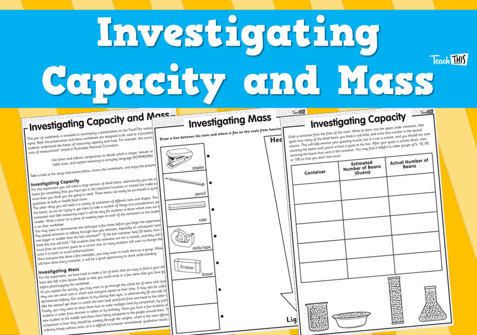 Investigating Capacity and Mass