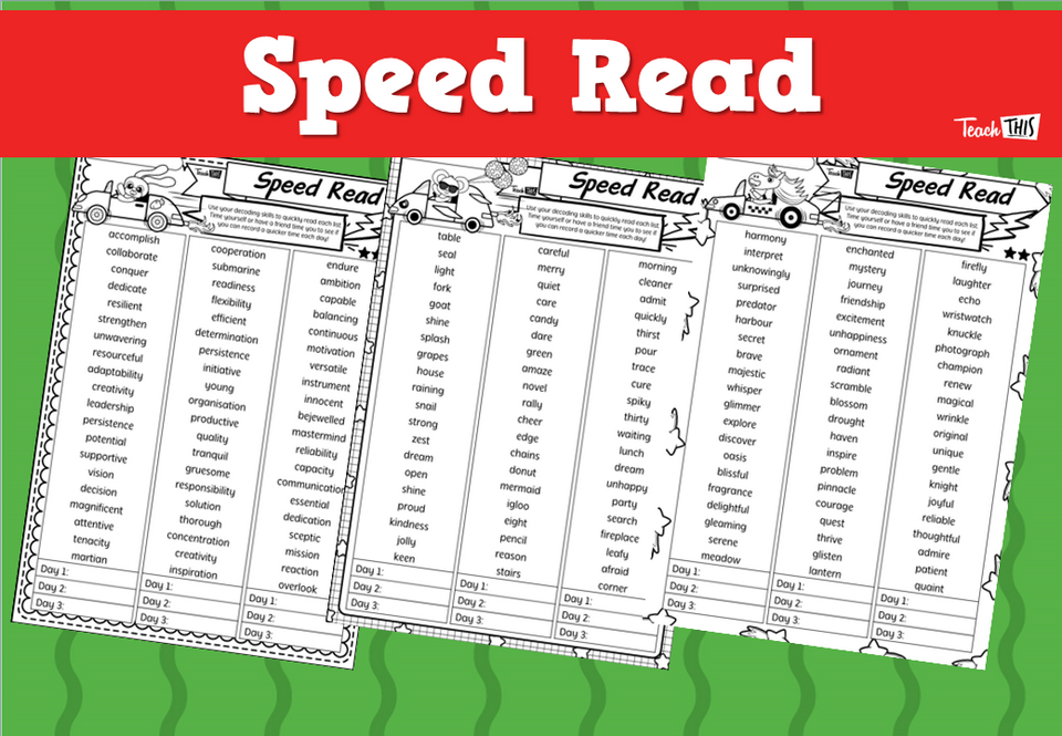 Speed Read