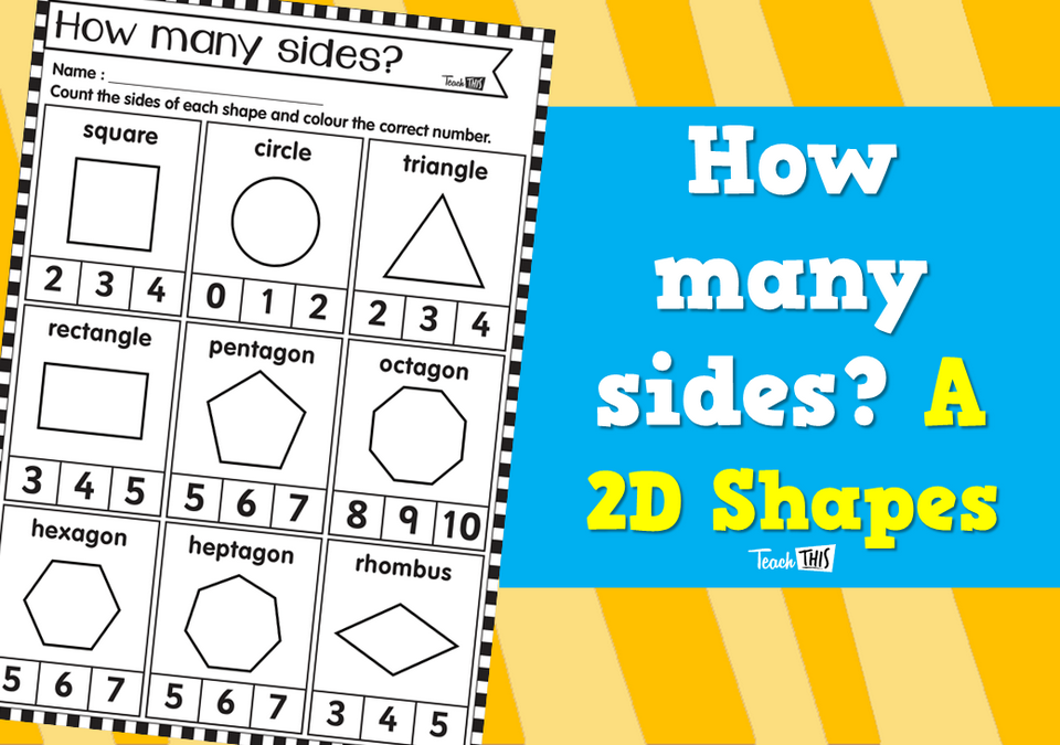 How many sides? A - 2D Shapes