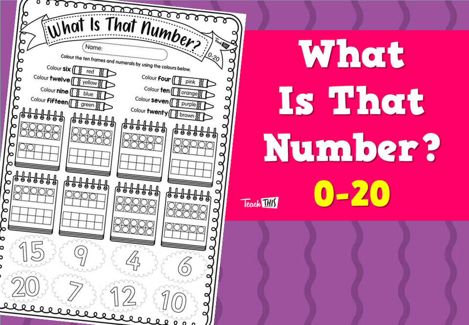 What Is That Number? 0-20