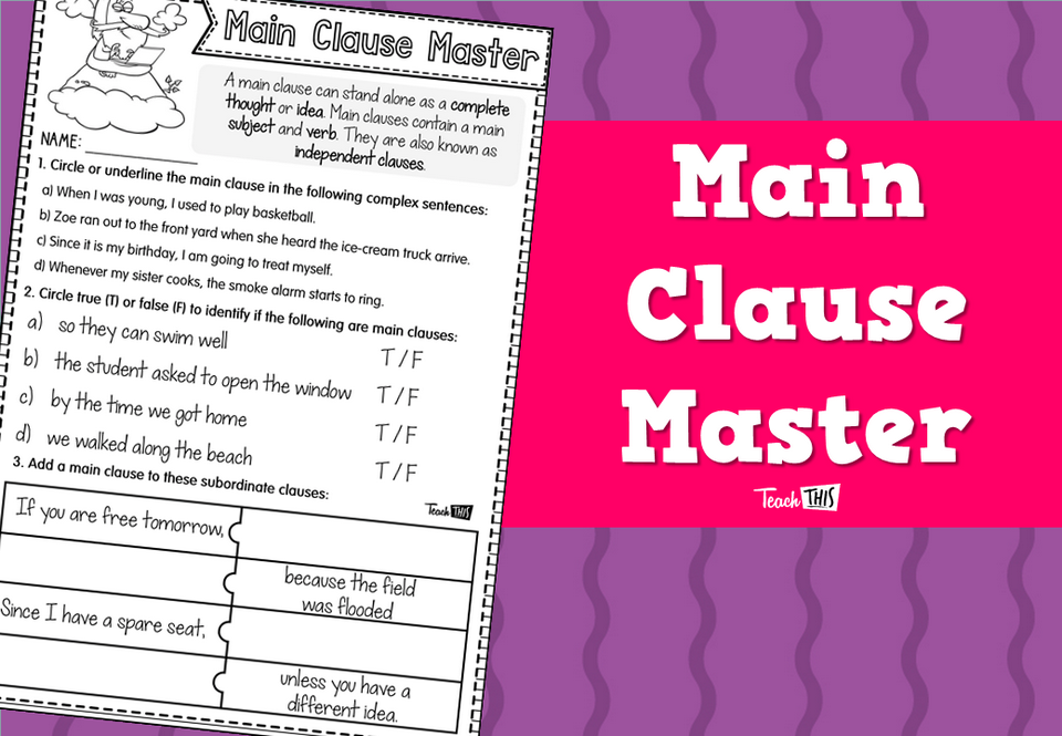 Main Clause Master