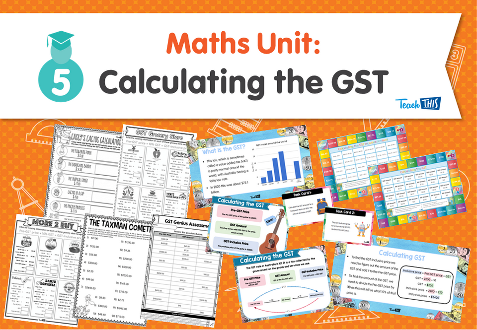 Maths Unit: Calculating the GST