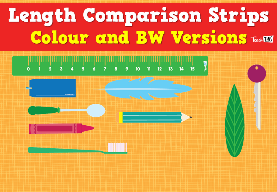 Length Comparison Strips (Colour and BW Versions)