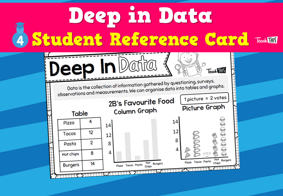 Deep in Data - Student Reference Card