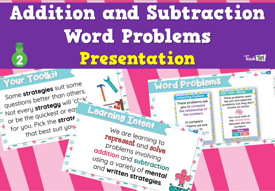 Addition and Subtraction Word Problems - Presentation