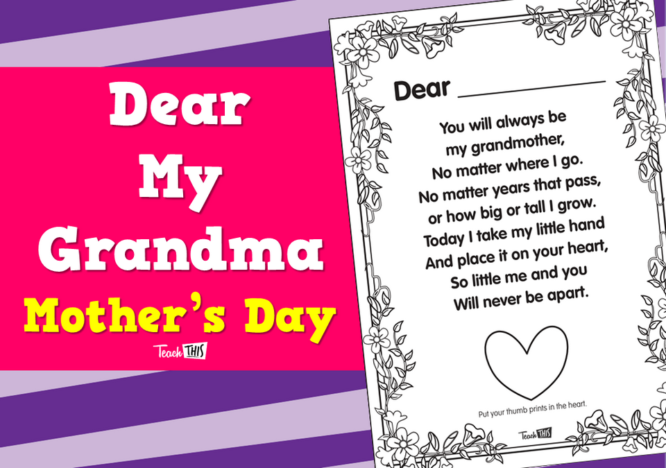 Dear My Grandma - Mother's Day