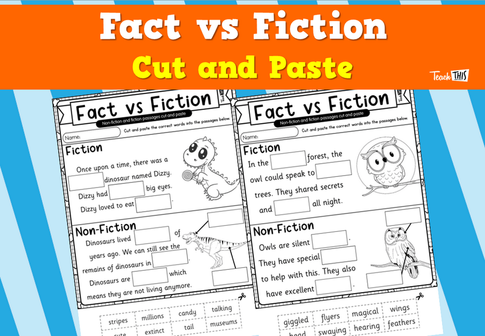 Fact vs Fiction Cut and Paste