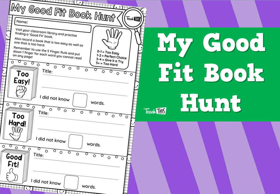 My Good Fit Book Hunt
