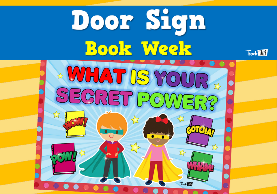 Door Sign - What is Your Secret Power?