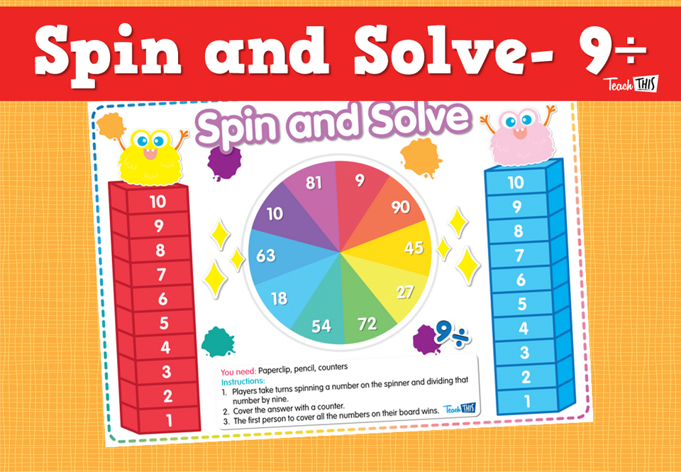 Spin and Solve- 9÷