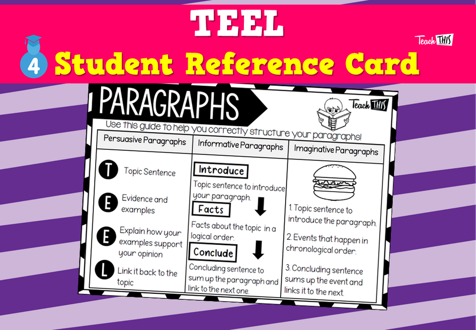 TEEL - Student Reference Card