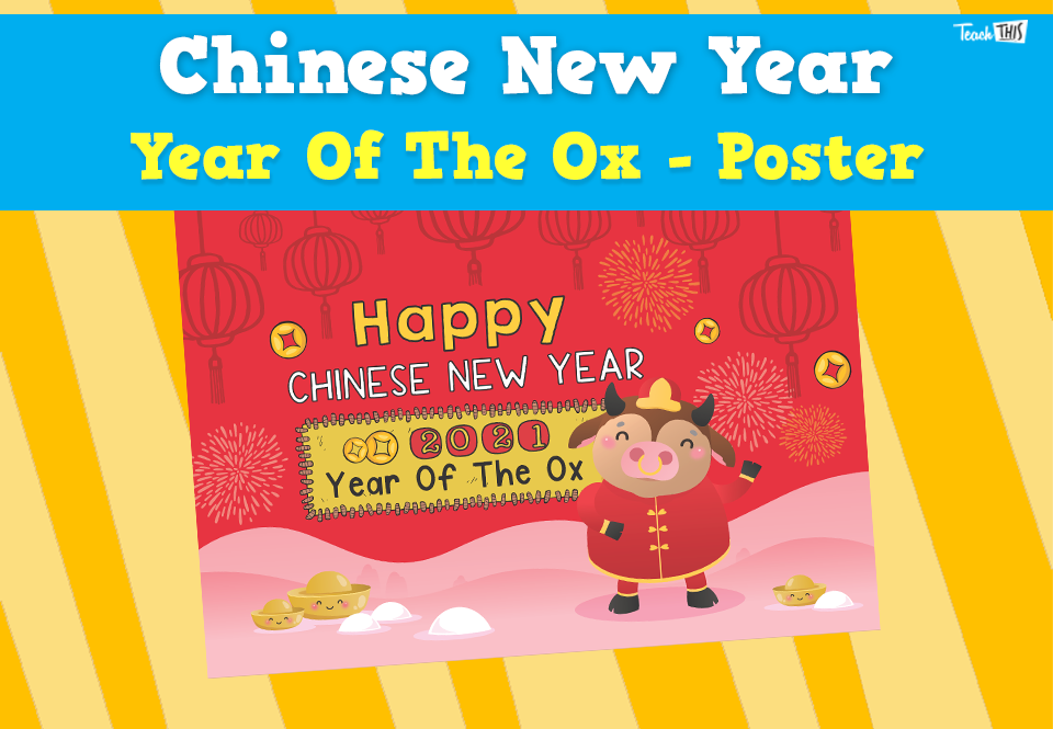 Chinese New Year - Year Of The Ox Poster