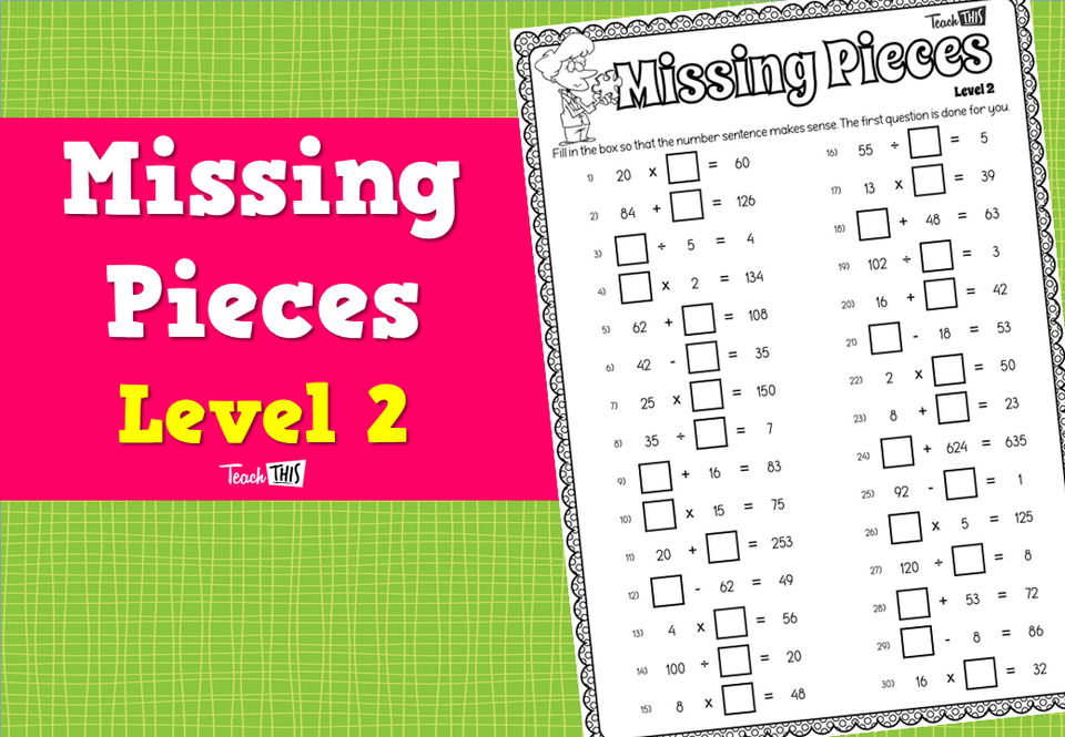 Missing Pieces- Level 2