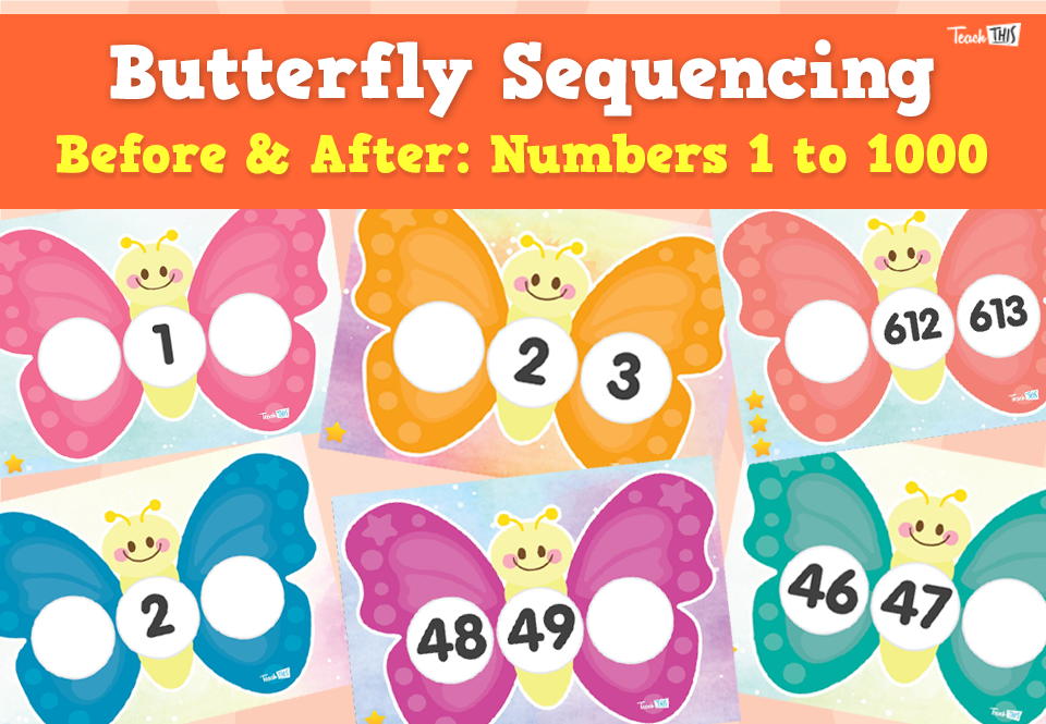 Butterfly - Number Sequencing