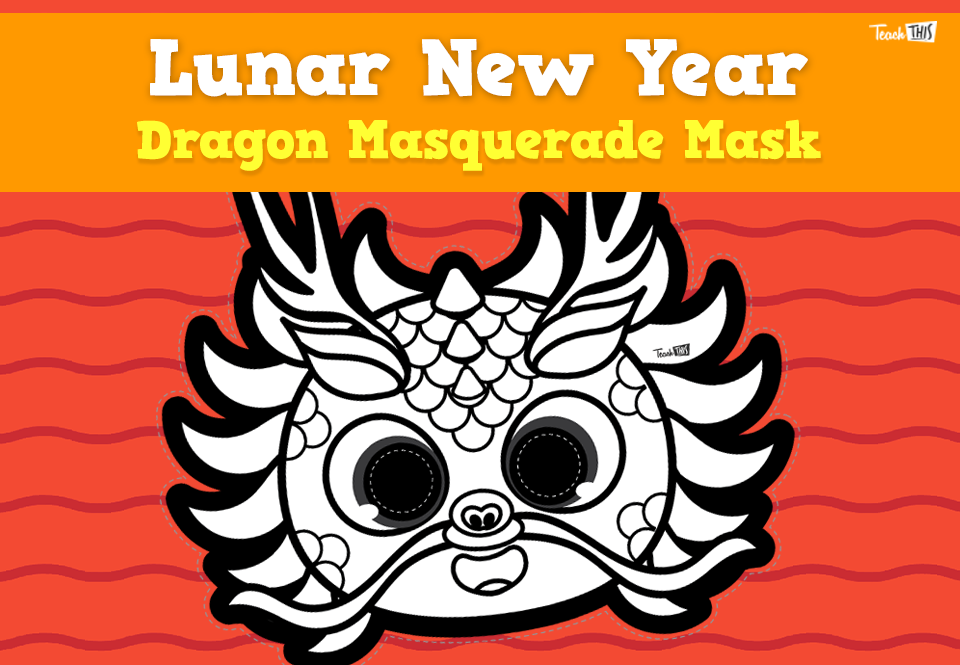 Lunar New Year - Dragon Masquerade Mask