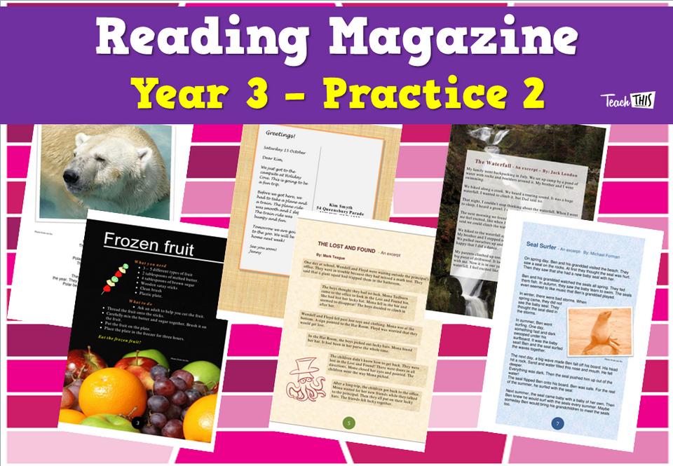 Year 3 - P2 Reading Magazine