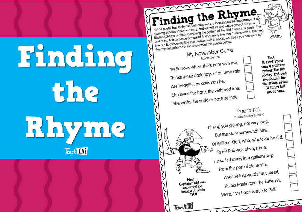 Finding the Rhyme