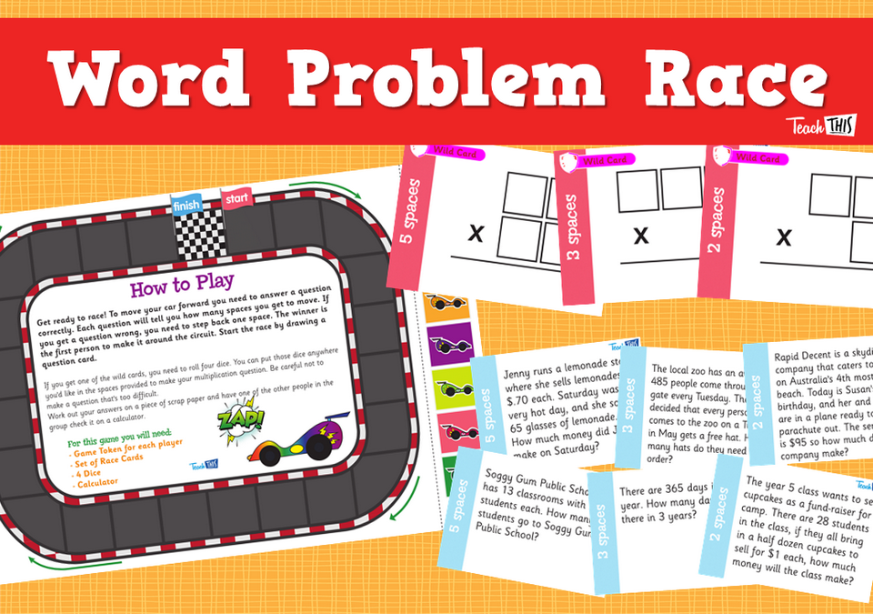 Word Problem Race