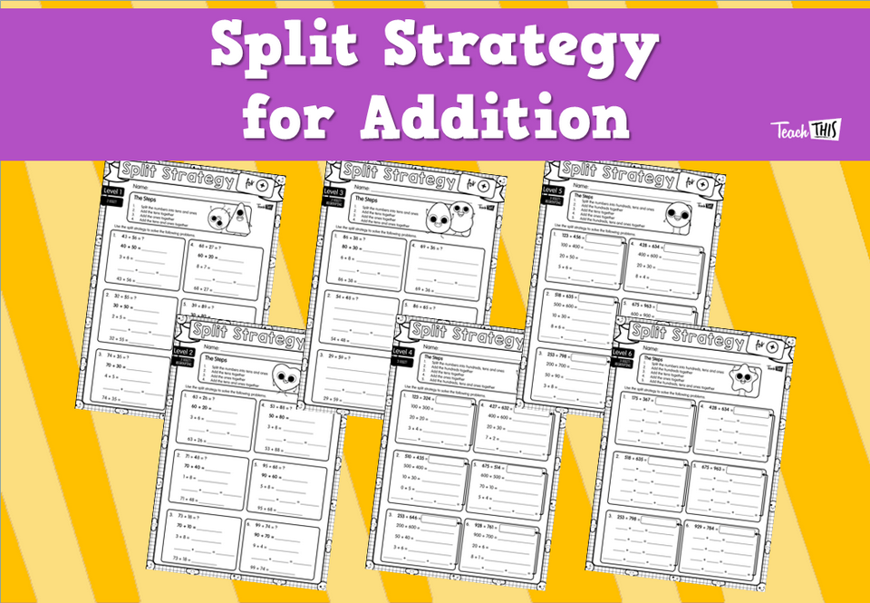 Split Strategy for Addition