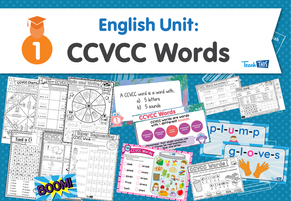 English Unit: CCVCC Words