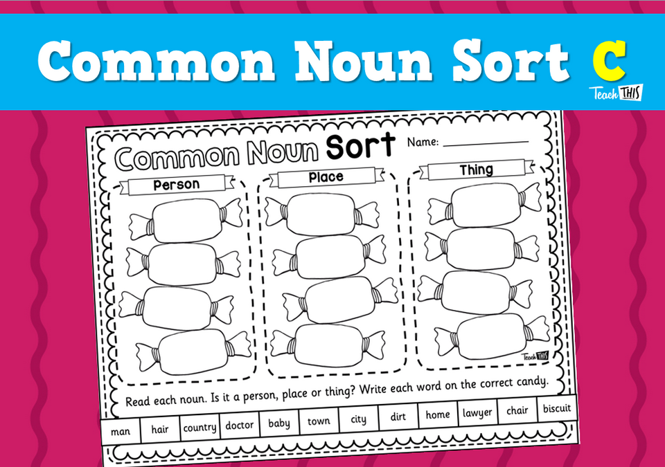 Common Noun Sort C