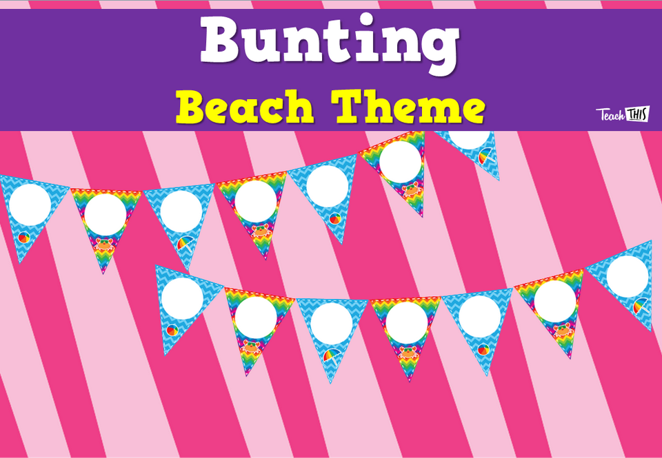 Bunting - Beach Theme