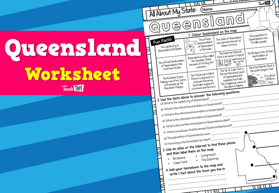 Queensland - Worksheet