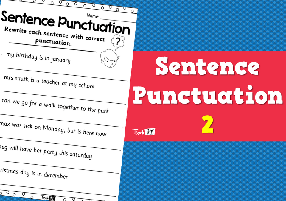 Sentence Punctuation 2