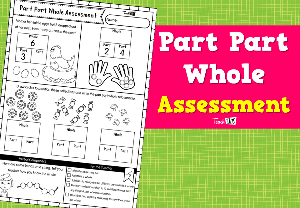 Part Part Whole Assessment