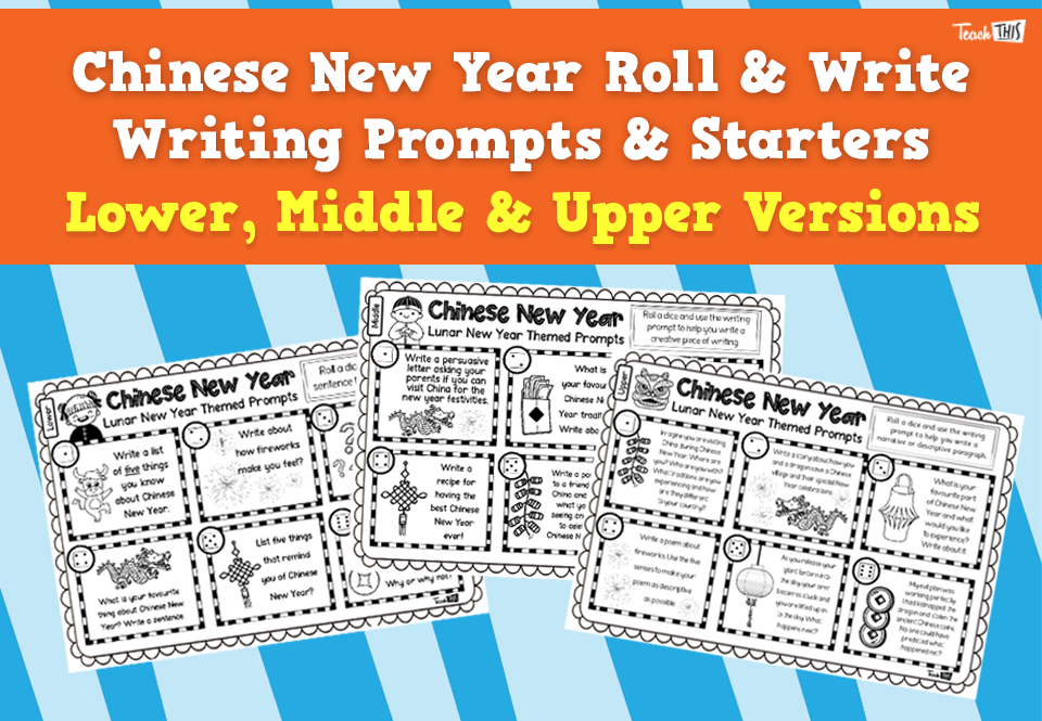 Chinese New Year - Roll & Write Prompts
