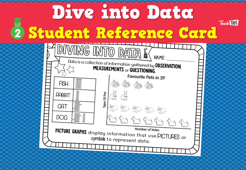 Dive into Data - Student Reference Card