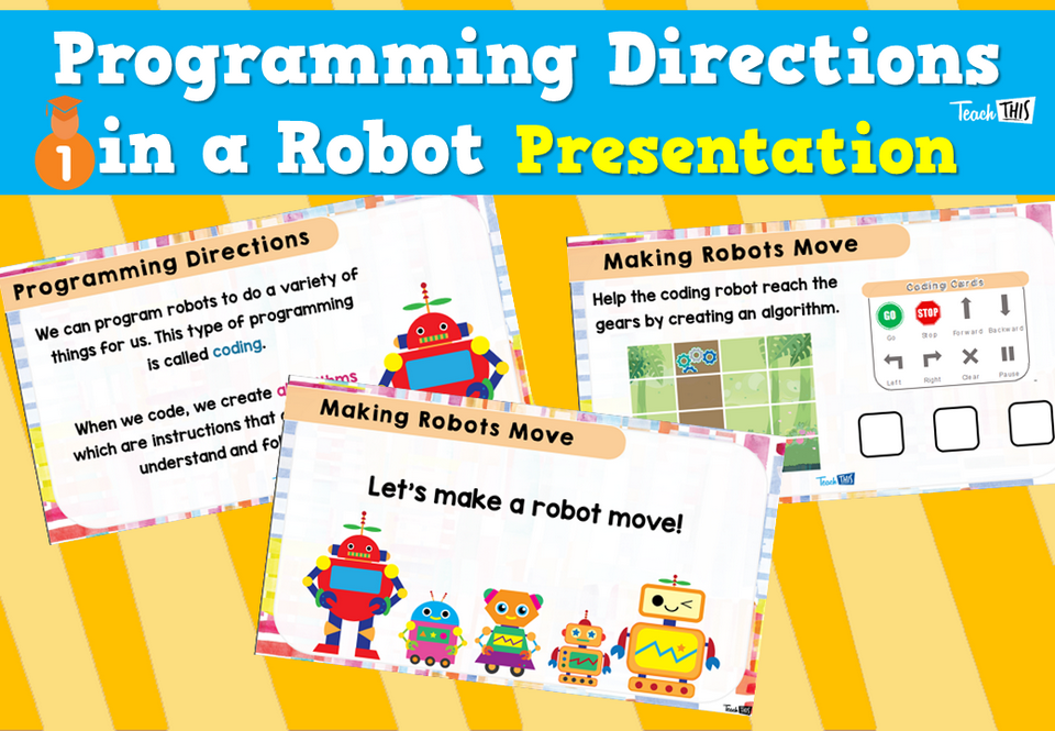 Programming Directions in a Robot - Presentation
