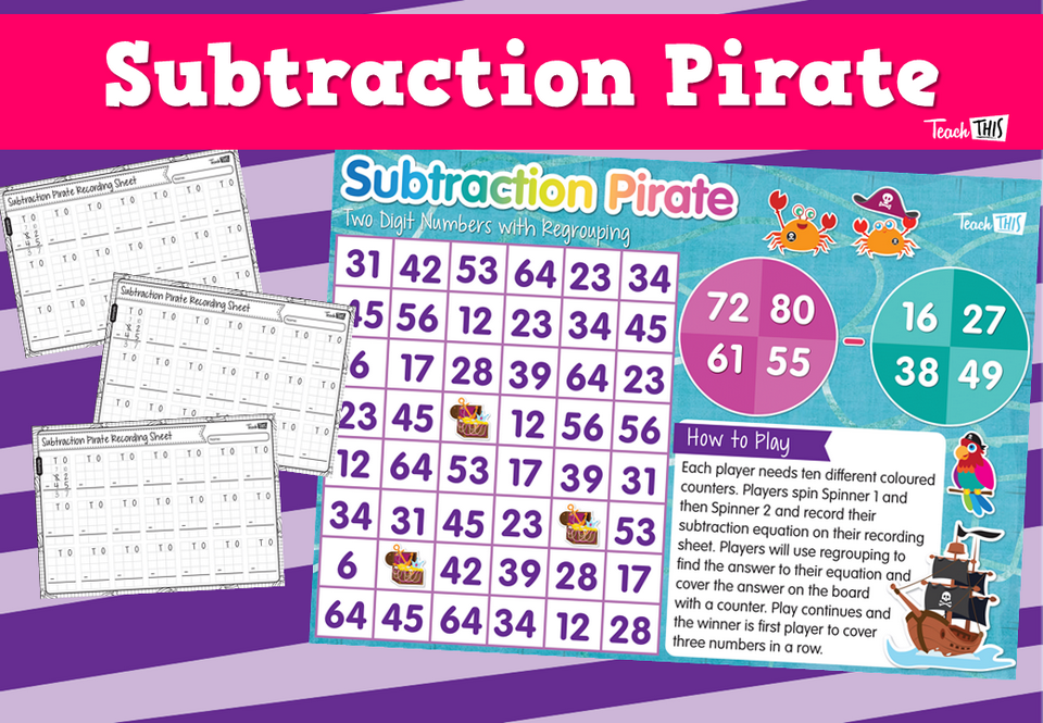 Subtraction Pirate