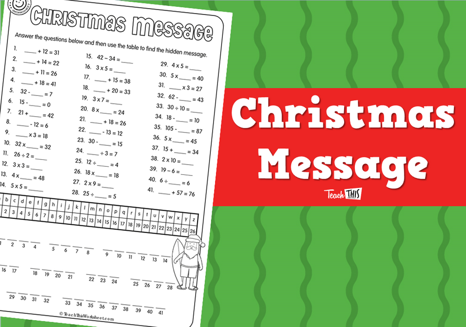 Christmas Message