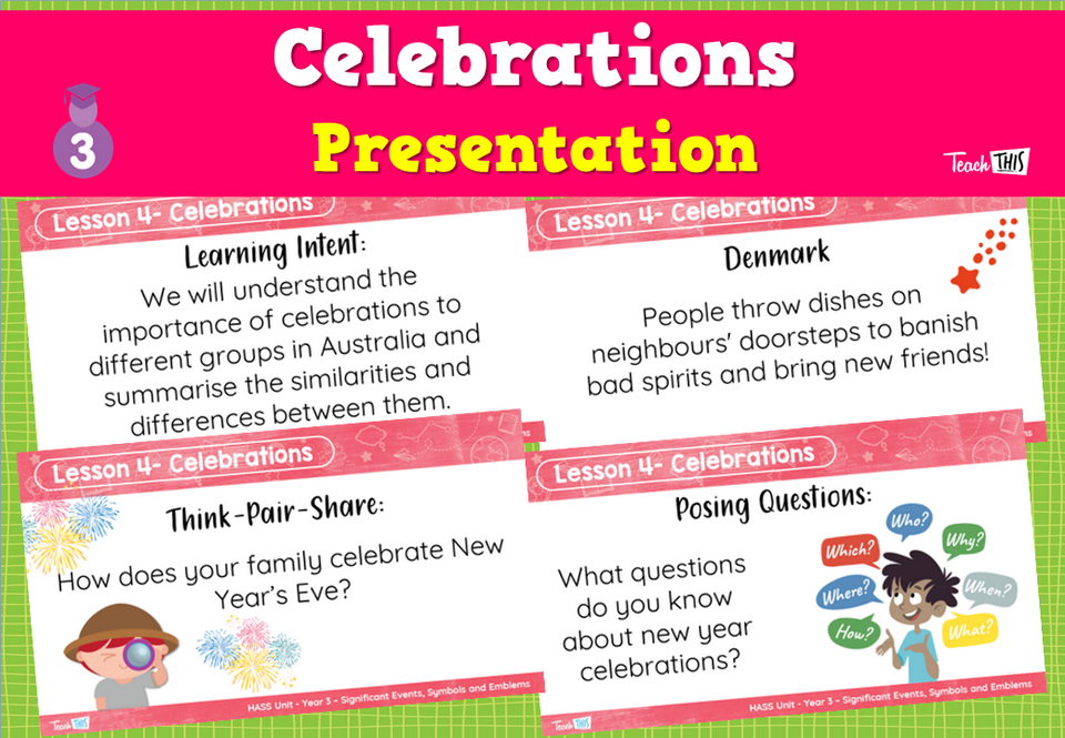 Celebrations - Presentation