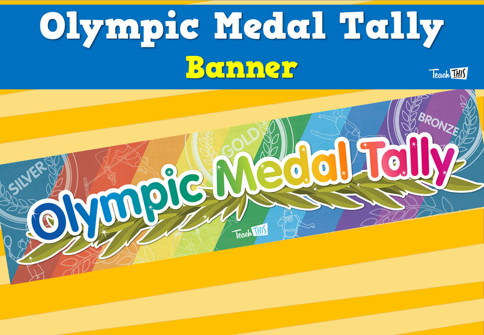 Olympic Medal Tally Banner