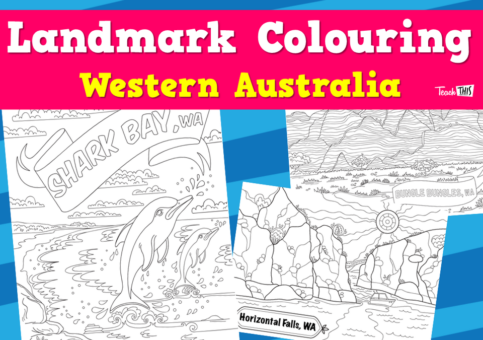 Landmark Colouring - Western Australia
