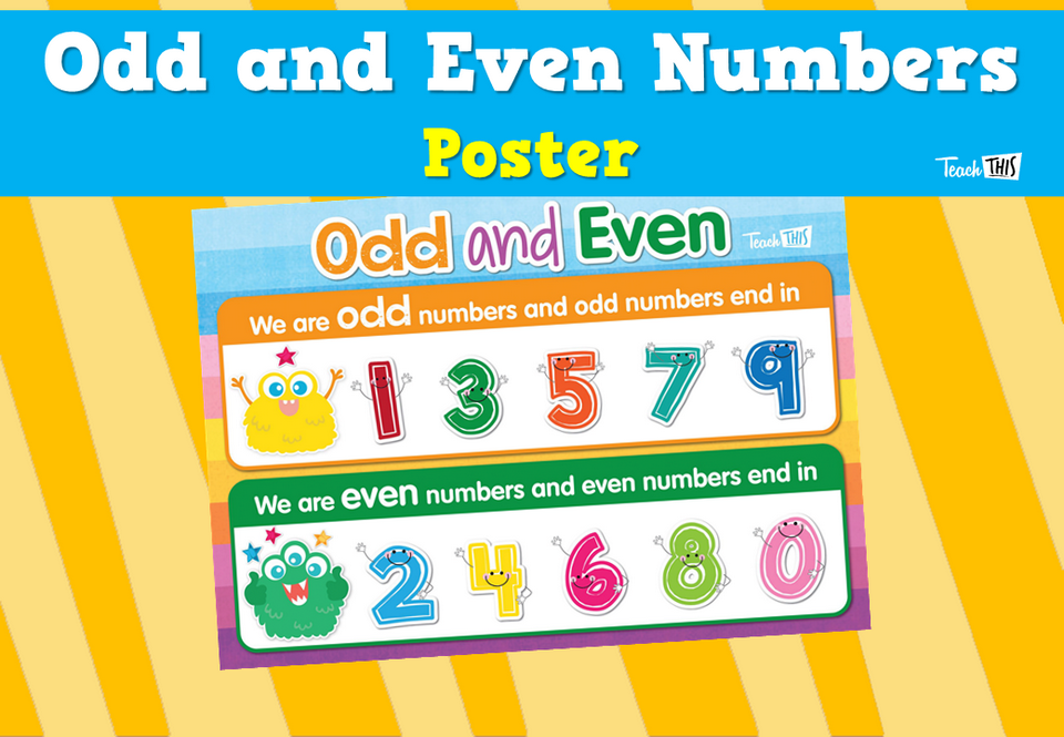 Odd and Even Numbers Poster