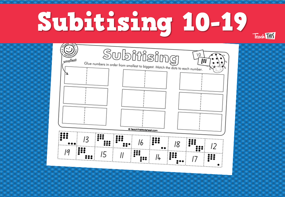 Subitising 10-19