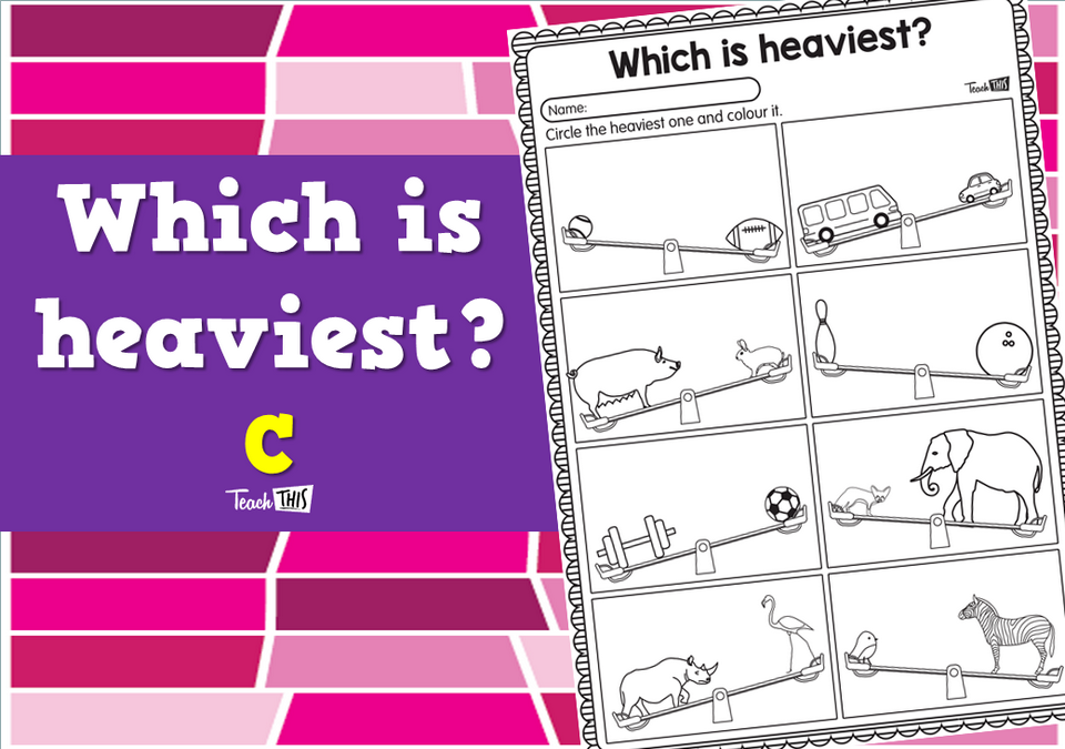 Which is heaviest? C
