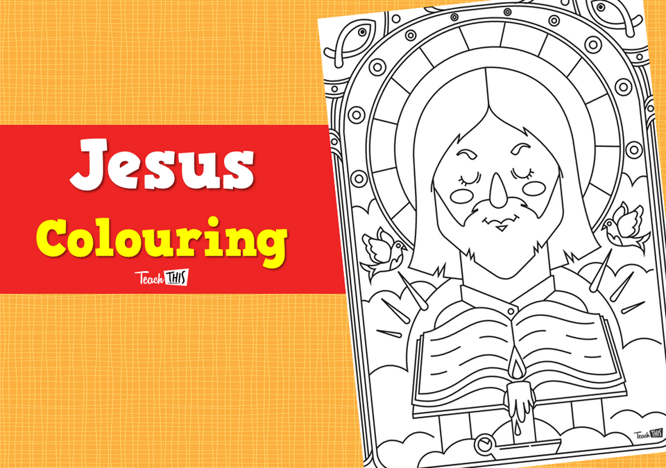 Jesus - Colouring