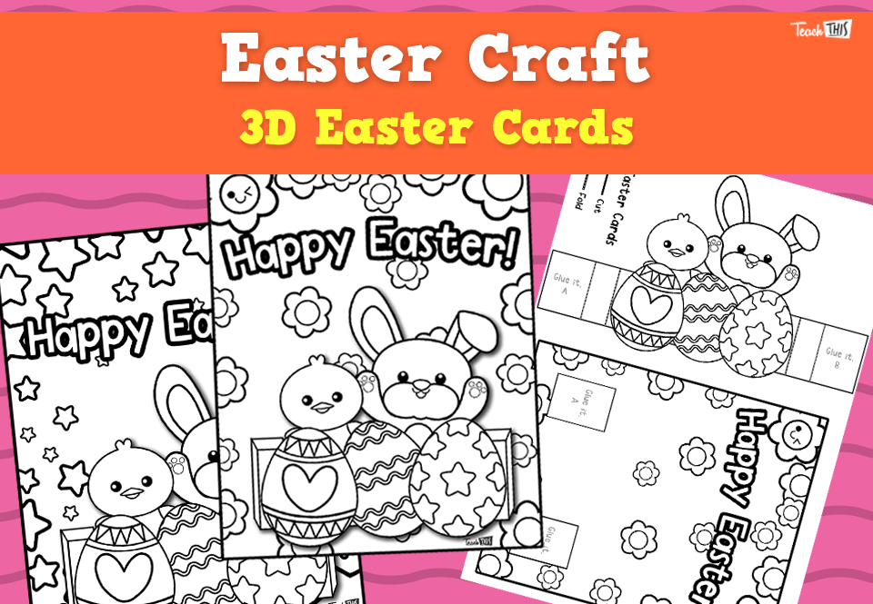 3D Easter Cards - Craft